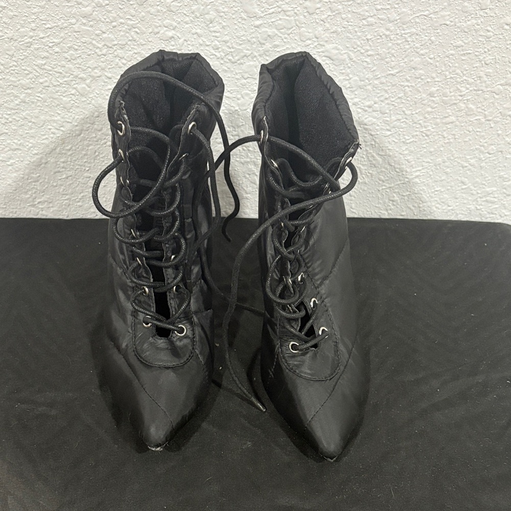 Cape Robbin Black Lace-Up Boots